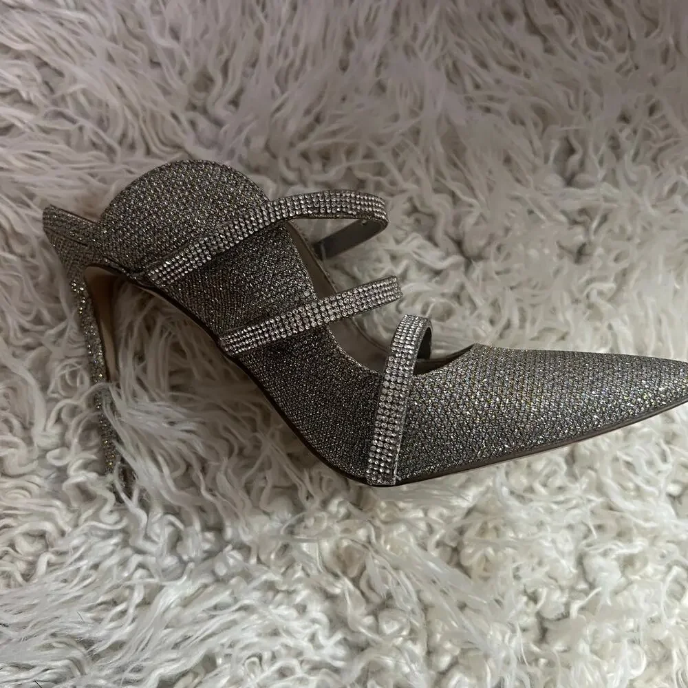 Just Fab Rhinestone Heels - Picture 5 of 12